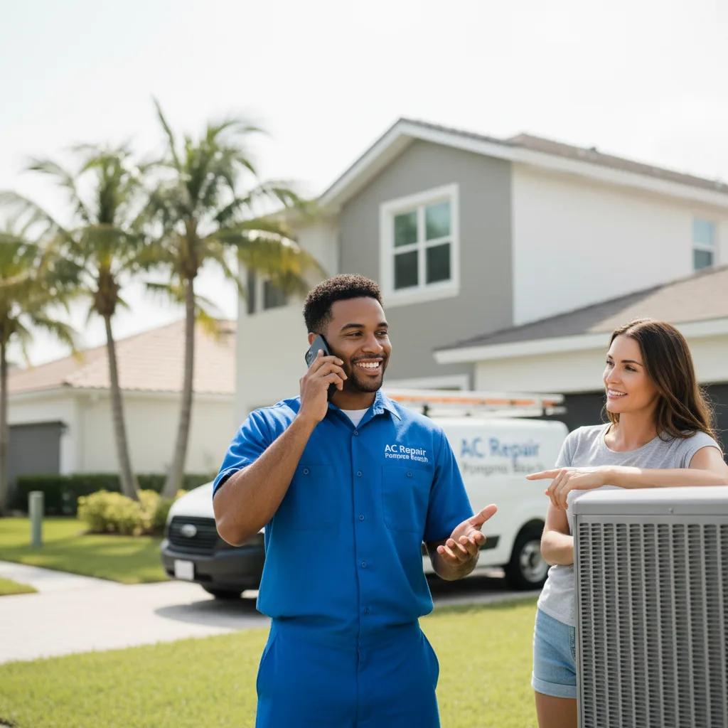 AC Repair Pompano Beach customer support in Chesapeake Beach